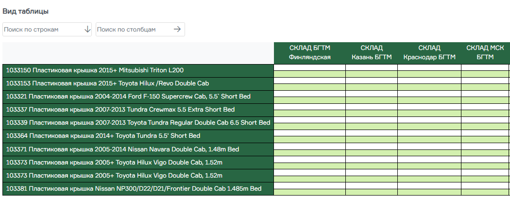 Конструктор форм ввода